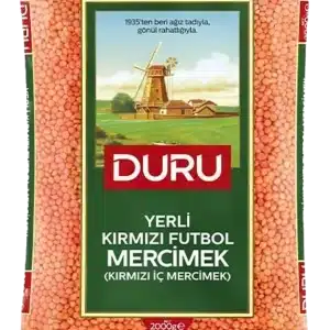 Duru Kırmızı Mercimek 12x1kg (doos)