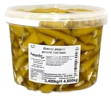 Adria Groene Jalapeño met Kaas 2kg